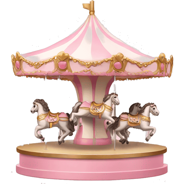 Light pink carousel  emoji