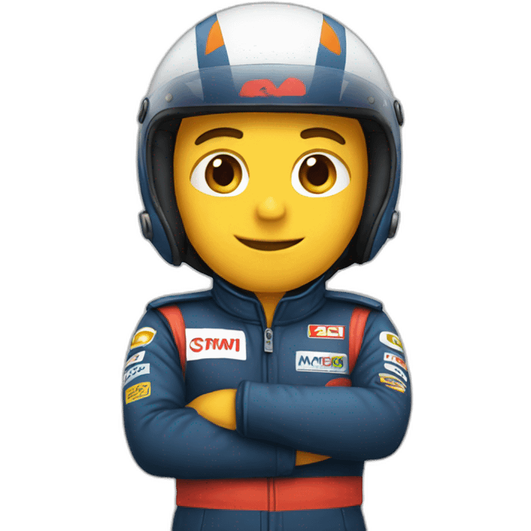 Piloto de kart emoji