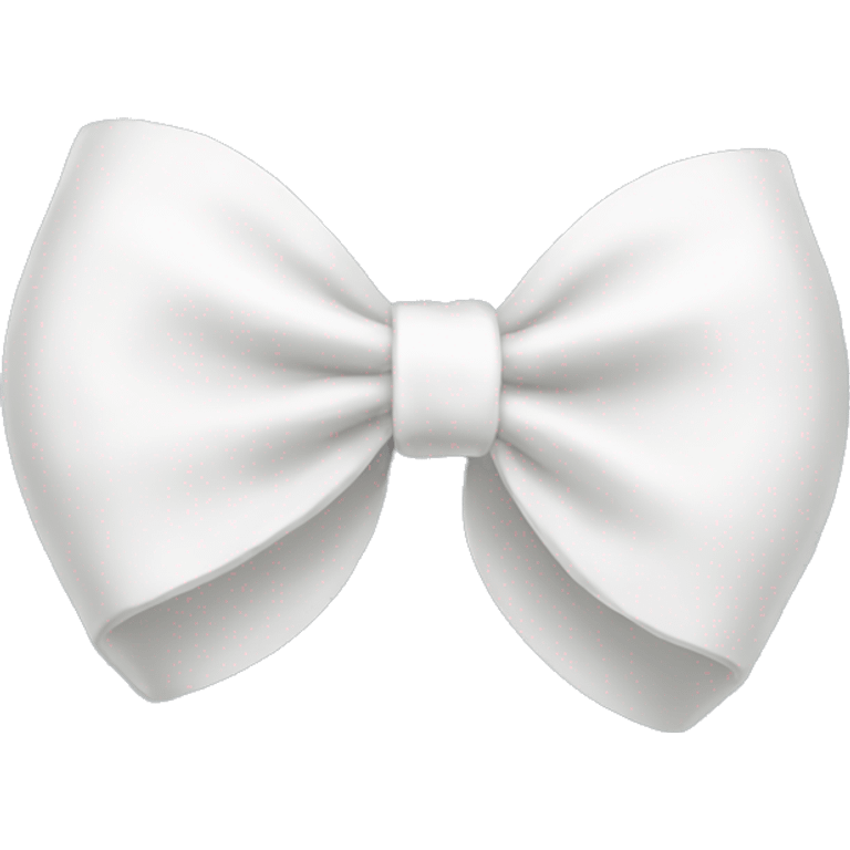 white bow emoji