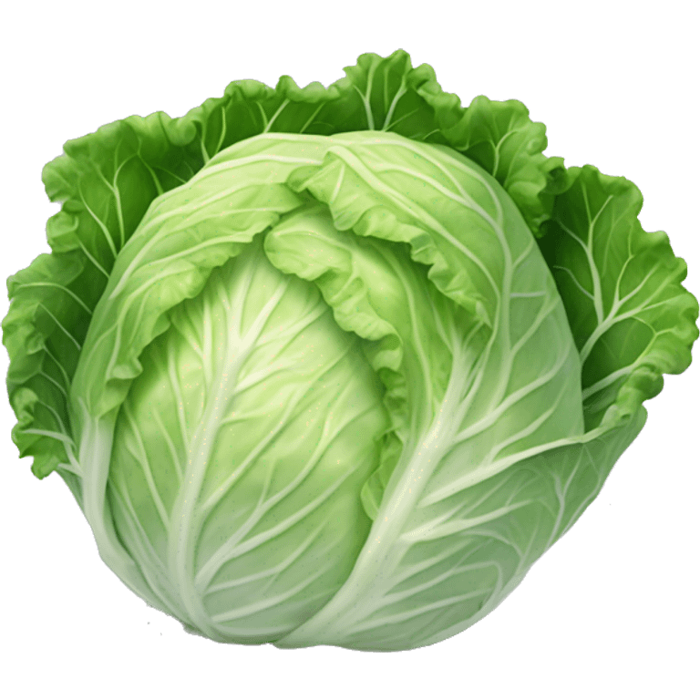 cabbage seasoned with red pepper emoji