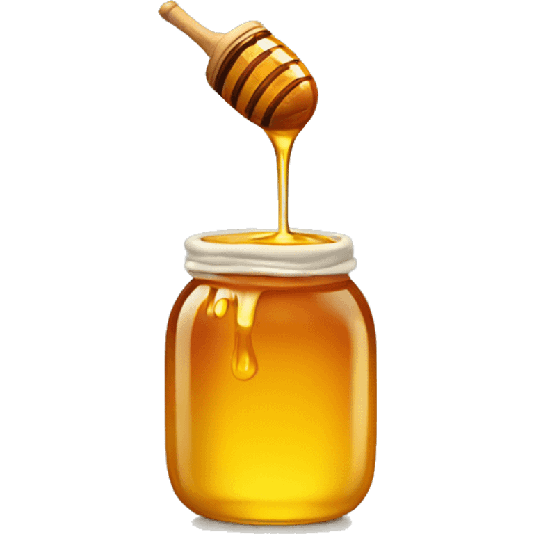 Jar of dripping honey emoji