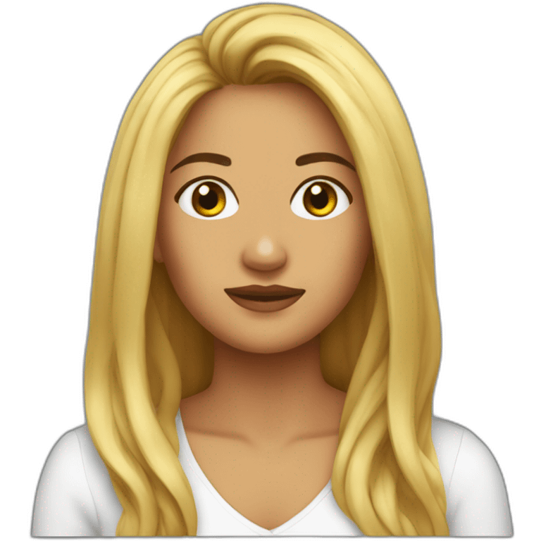 eva basadre pelo rubio emoji