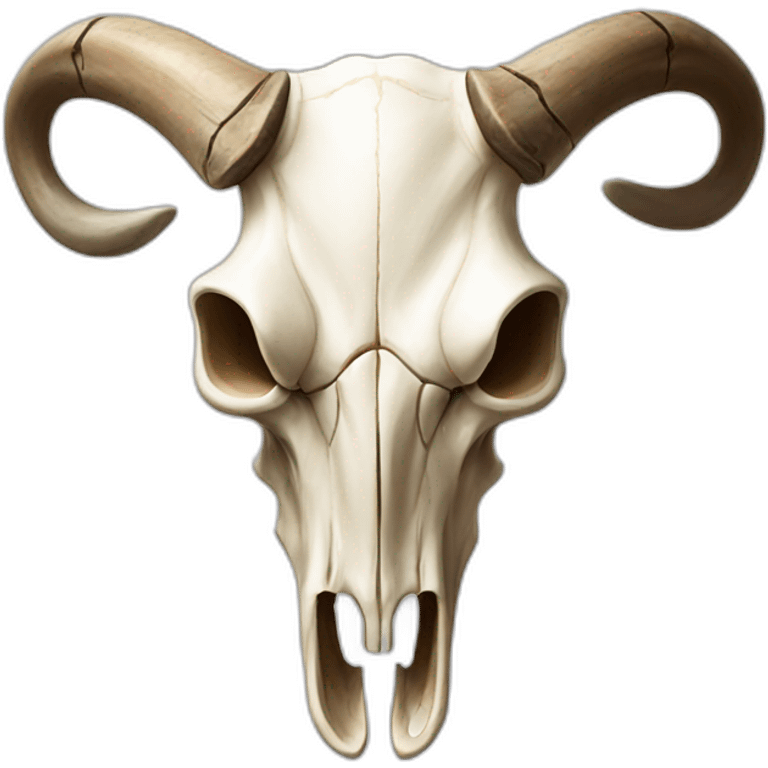 longhorn skull emoji