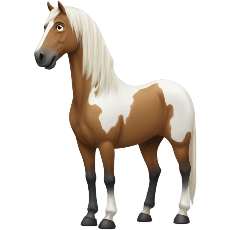 Create a really tall horse emoji