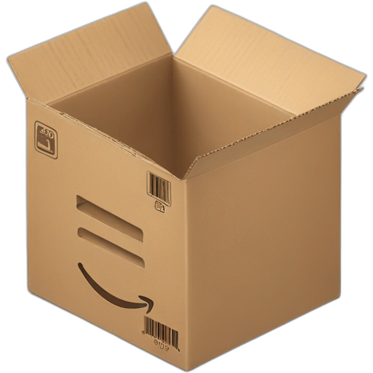 AMAZON BOX WITH UPC CODE emoji