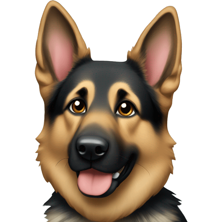 Christmas German Shepherd emoji