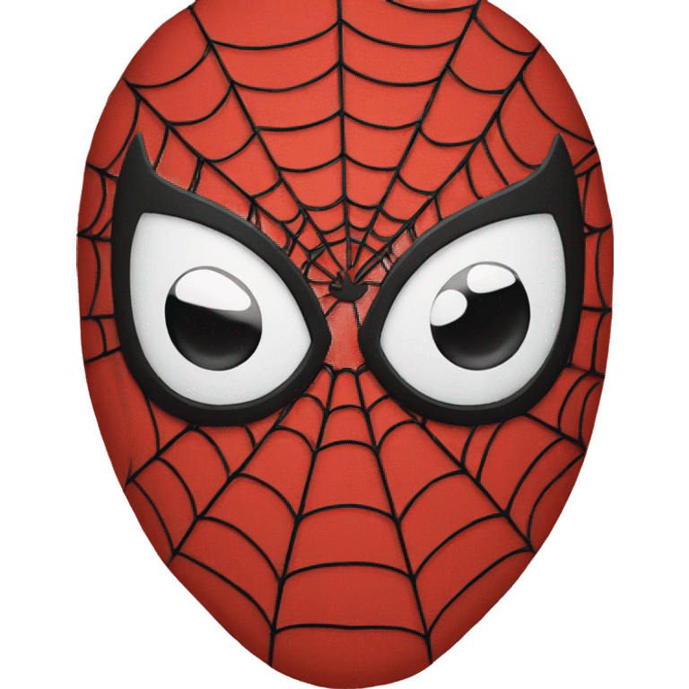 Spiderman face  round emoji