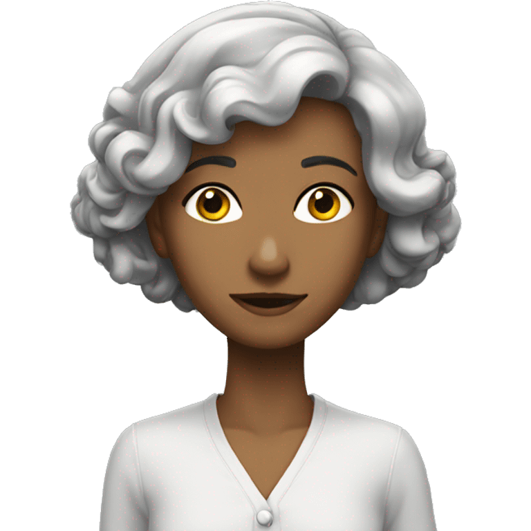 Fleur grise  emoji