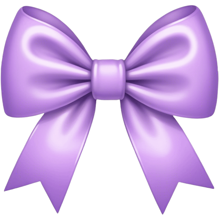 small light purple bow emoji