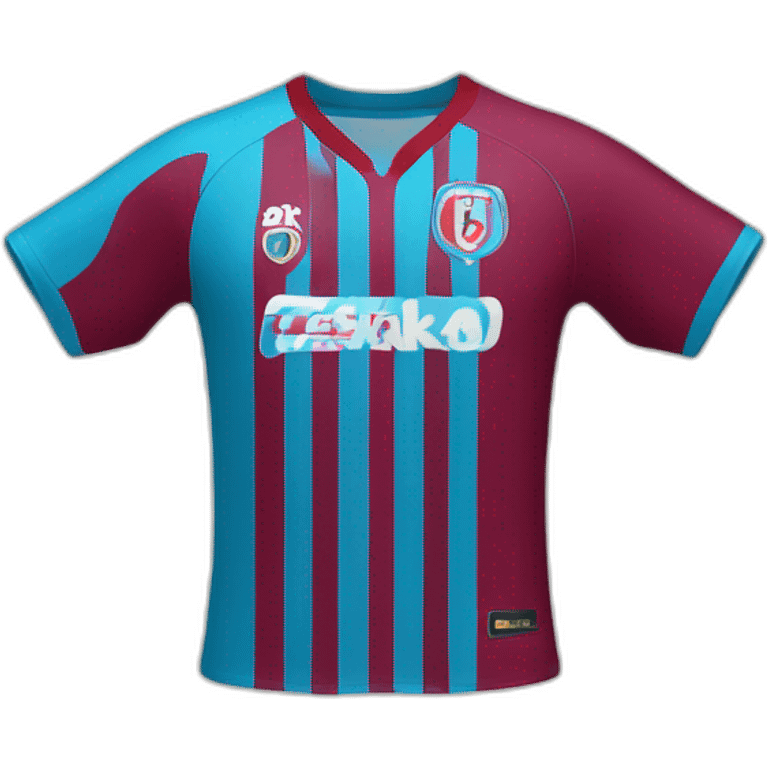 Trabzonspor stryped jersey emoji