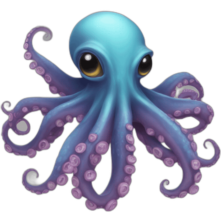 Octopus alien emoji