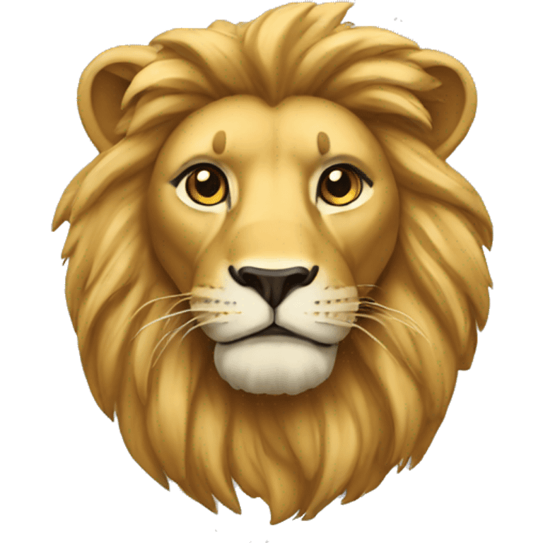 Un lion en or  emoji