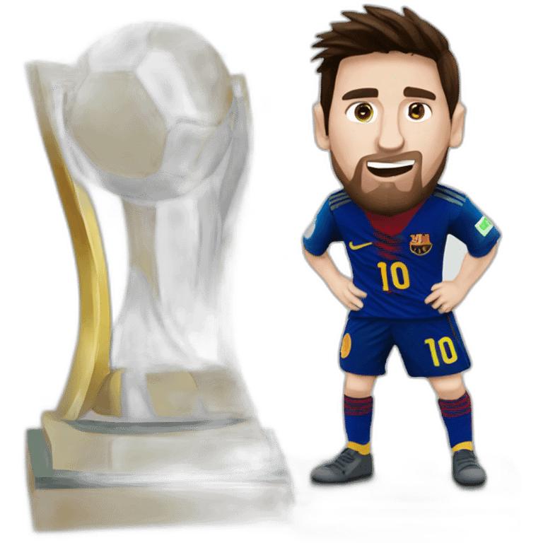 Messi word cup emoji