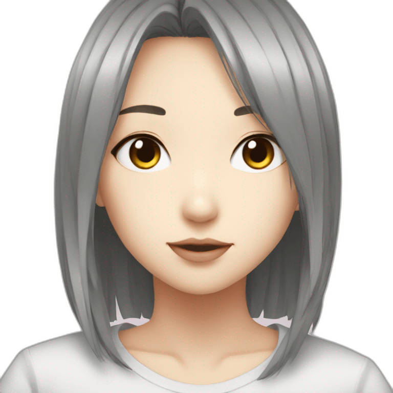 manga girl emoji