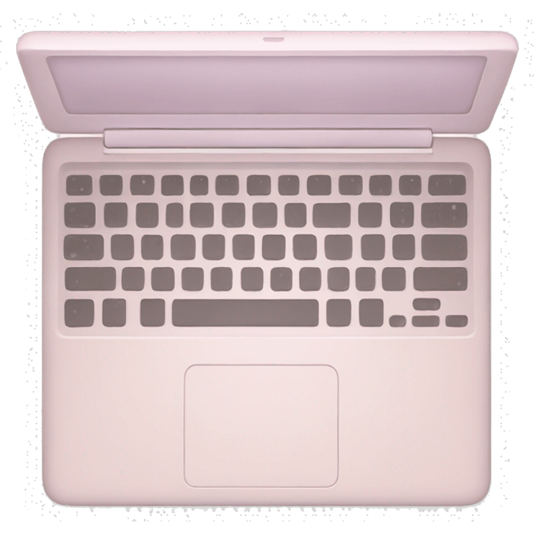 pale pink laptop emoji