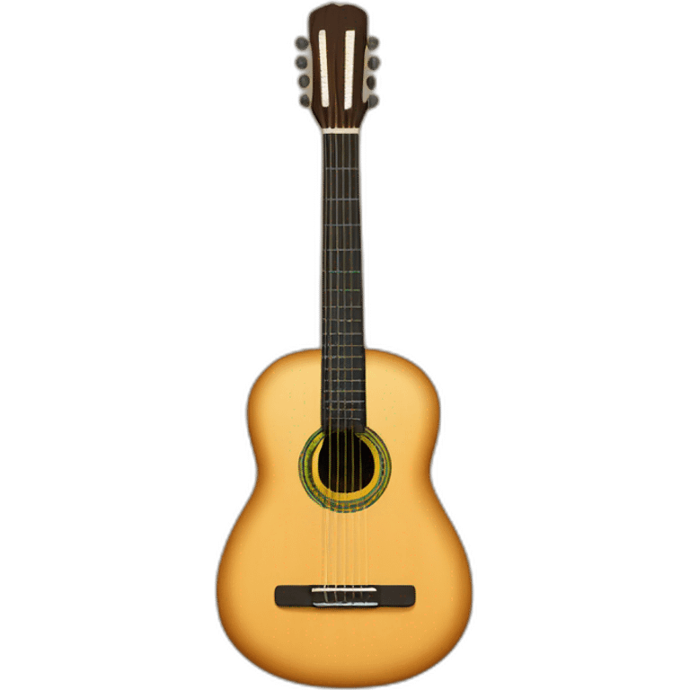 Erlandskian 15 String Guitar Instrument Ethnic emoji