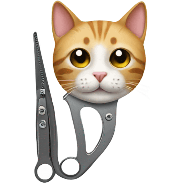 cat nail clipper emoji