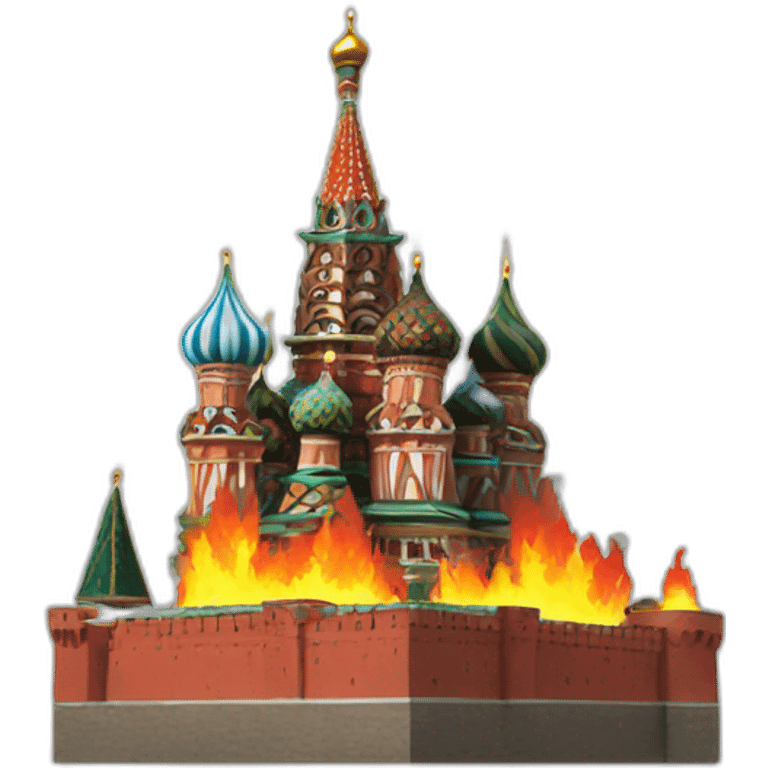 Kremlin fire emoji