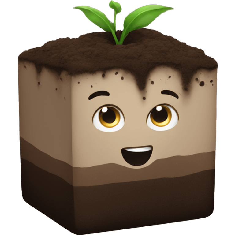 block of soil emoji