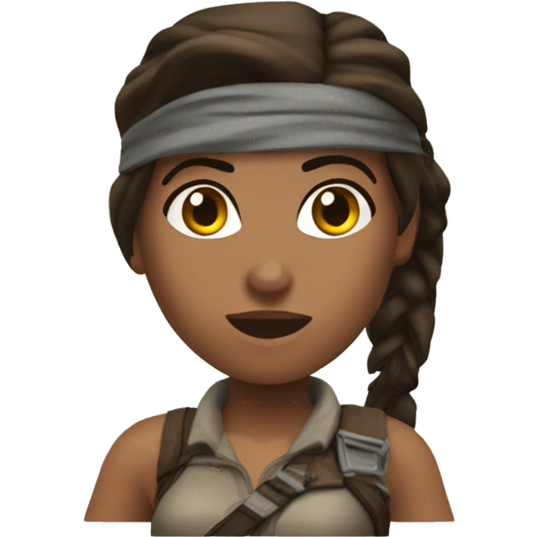 lara croft  emoji