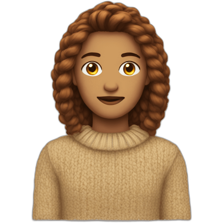 human-hair-sweater emoji