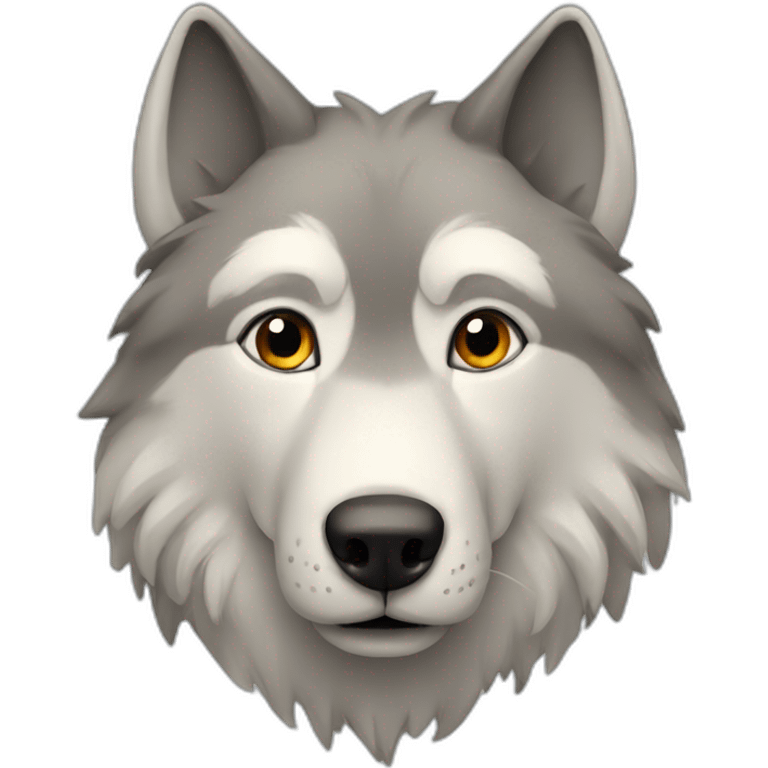 Loup qui coure emoji