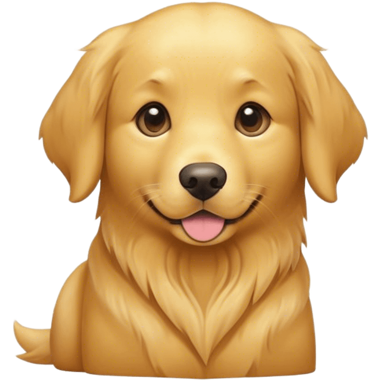 Cool golden retriever  emoji