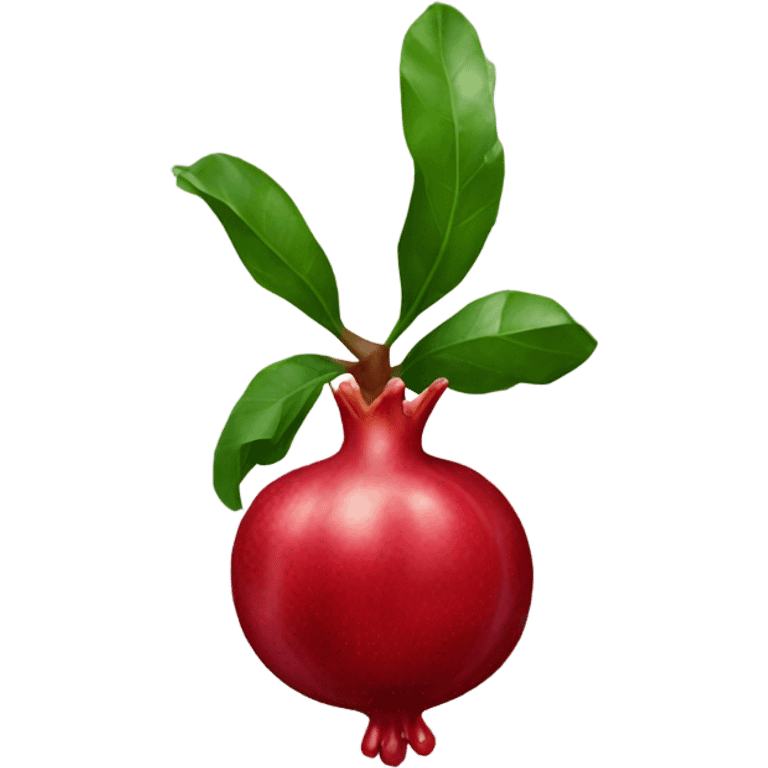 Red pomegranate pulp emoji