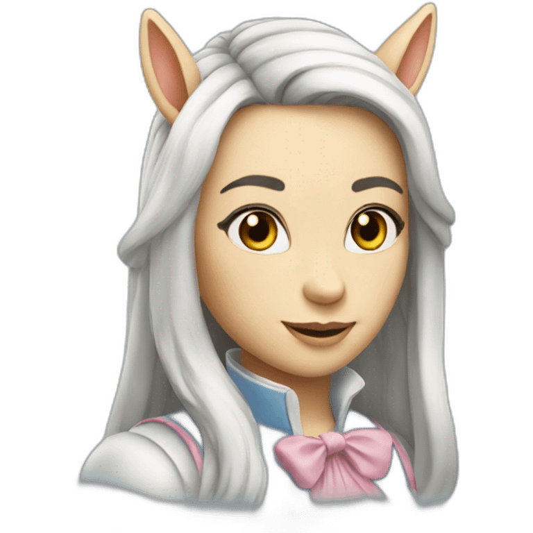 Alice a cheval emoji