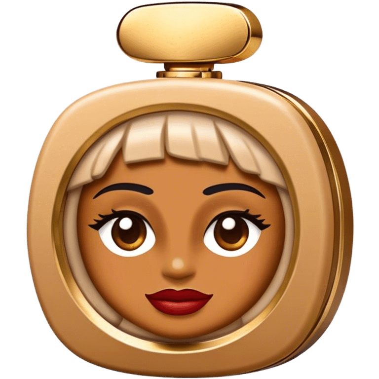 Cinematic Realistic Chanel Pop Culture Emoji, depicted with timeless elegance and iconic style rendered with luxurious textures and dynamic, sophisticated lighting. emoji