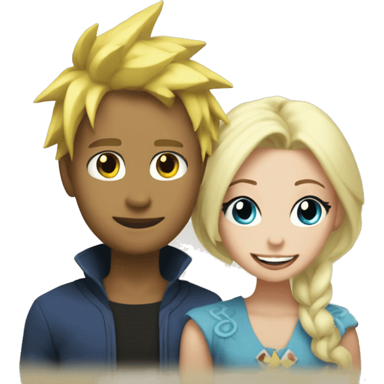 roxas and trixie in aba emoji