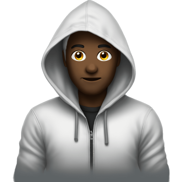 Hacker having hoodie name of ANPA emoji