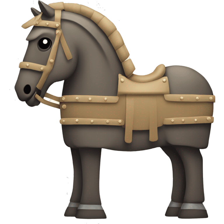 Trojan horse minimalistic emoji