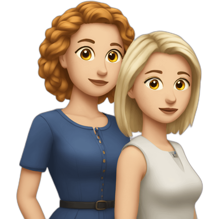 Dasha and anna emoji