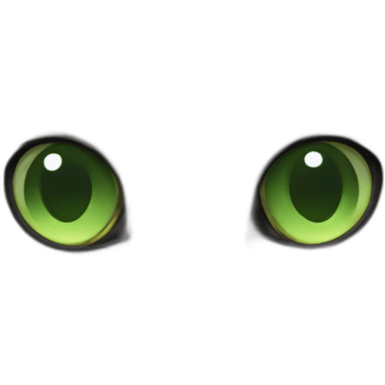 Gray persian cat with green eyes emoji