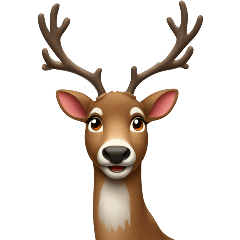 reindeer Christmas  emoji