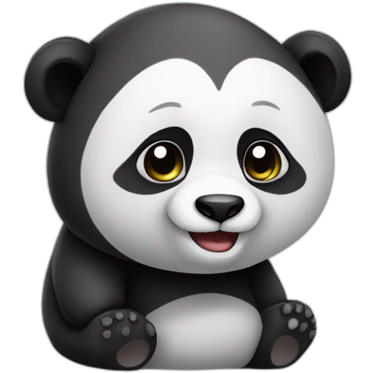 Cute panda emoji