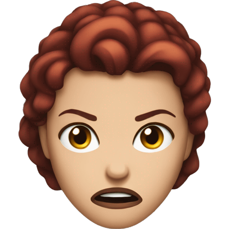 angry faceBlack Widow emoji