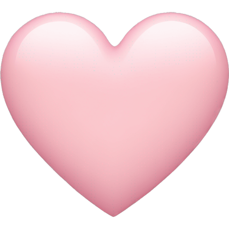 pastel pink heart emoji