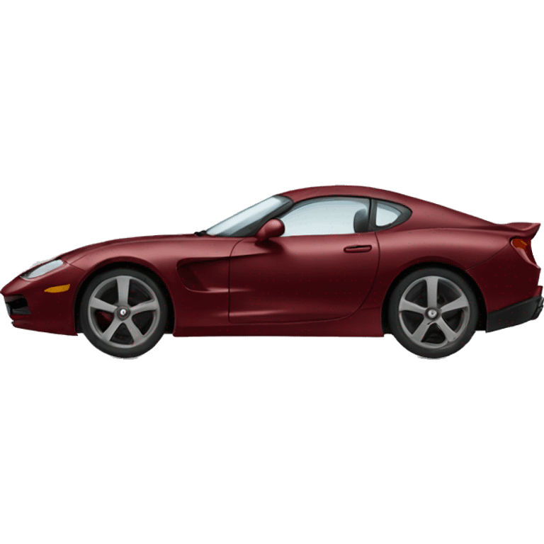 DARK red sports car emoji