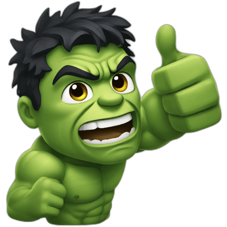 Hulk giving a thumbs-up emoji