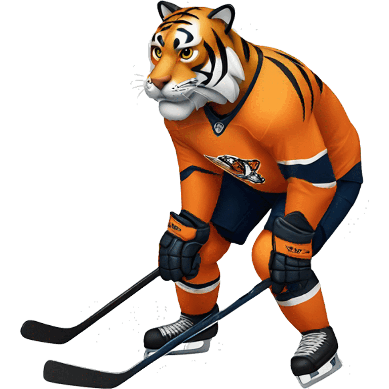 Hockey tiger emoji