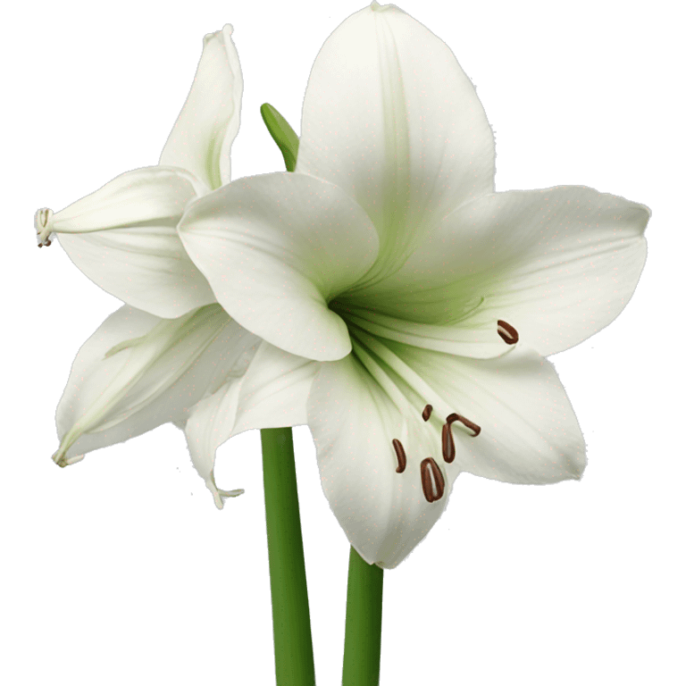 White amaryllis emoji