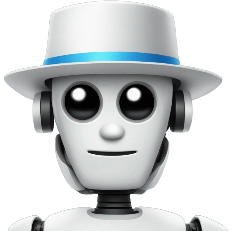 robot with an hat emoji