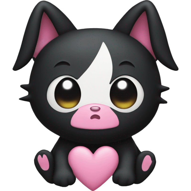 kuromi heart emoji