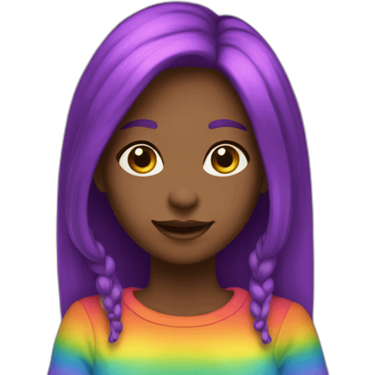 rainbow-girl emoji