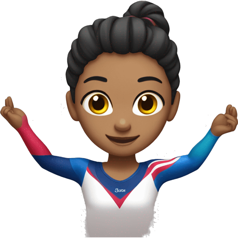 summer olympics girl beam gymnastics emoji