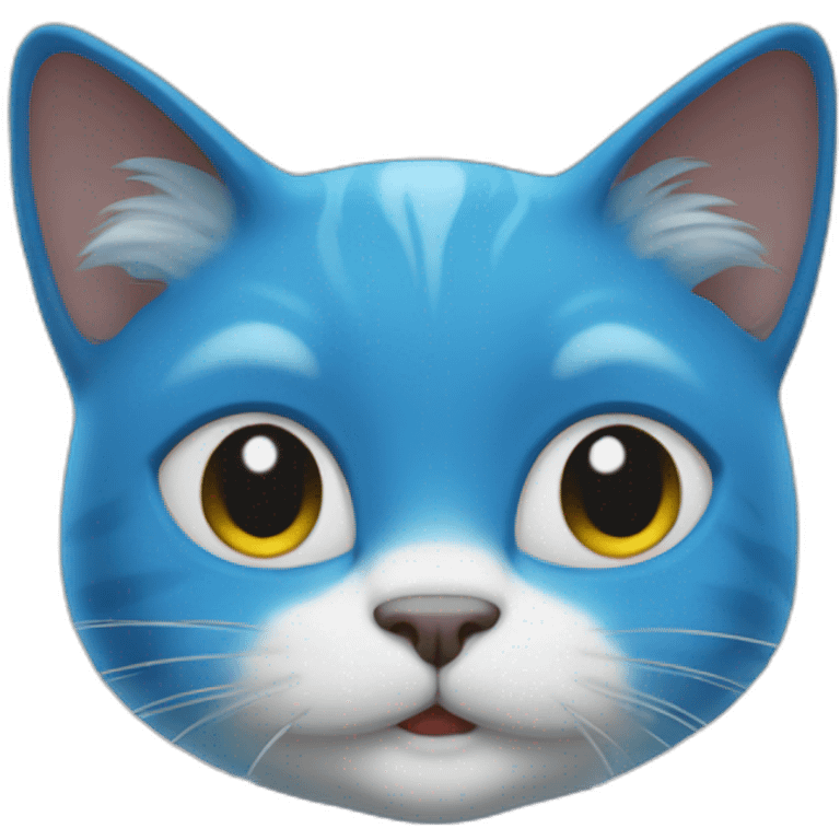 Smurf cat bleue emoji