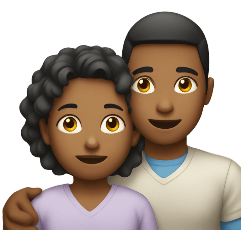 A mother with her boy emoji