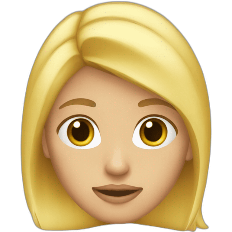 blonde-haired-girl-with-the-thoughts-What? emoji